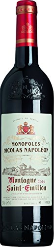 Monopoles Nicolas Napoléon Montagne Saint-Emilion A.O.P. Cuvée 2014 Trocken (1 x 0.75 l)