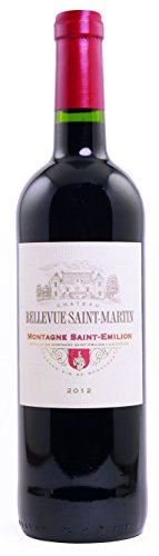 Château Bellevue Saint-Martin Montagne Saint Emilion AOC Merlot 2012 Trocken (3 x 0.75 l)